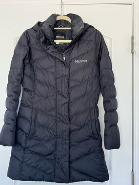 Marmot Strollbridge Women's Black Insulated Long Puffer Coat Size Small